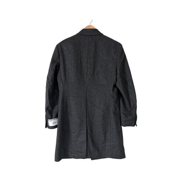 Michael Kors Kavon Wool Blend Charcoal Gray Overcoat Size 36Short NEW - Picture 2 of 6